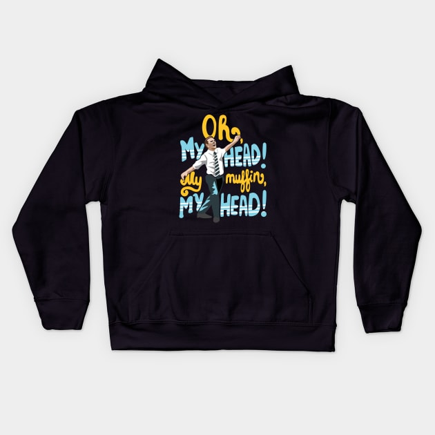 My head, my muffin! Kids Hoodie by KsuAnn